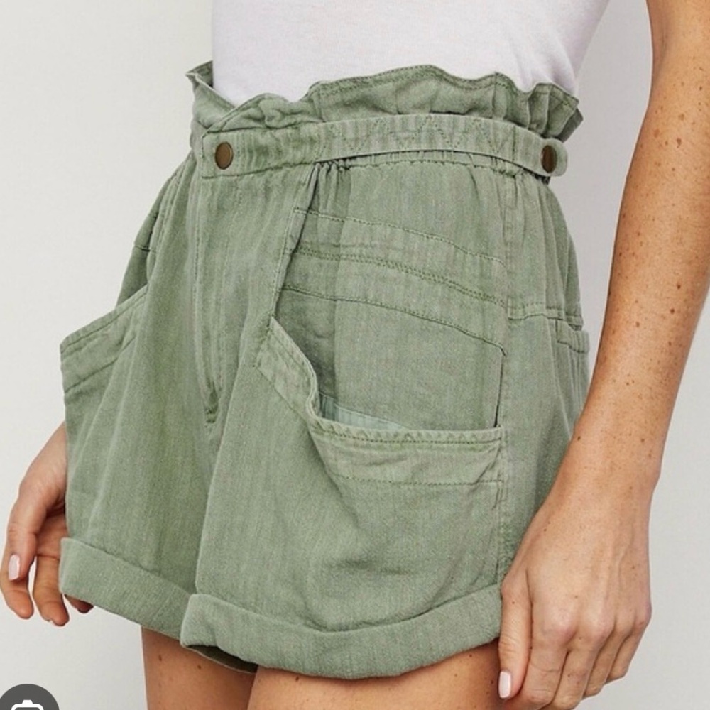 Free People Topanga cuff shorts